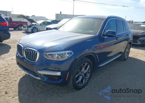 2020 BMW X3 Phev xDrive30E z USA, uszkodzony, nr VIN 5UXTS1C08L9D32052